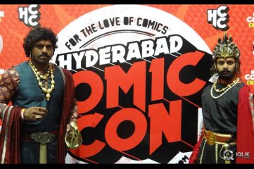 Baahubali at Hyderabad Comic Con Event
